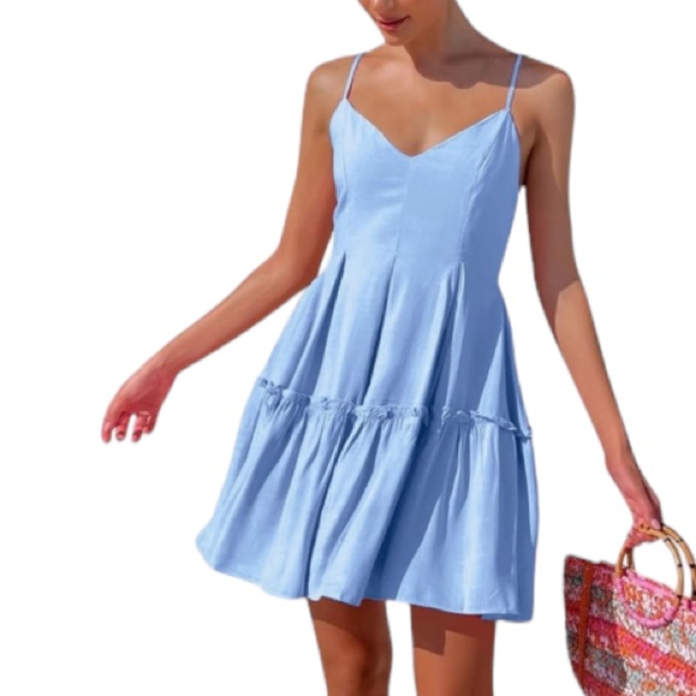 FANCYINN (Amazon) • Flowy Spaghetti Strap Sundress